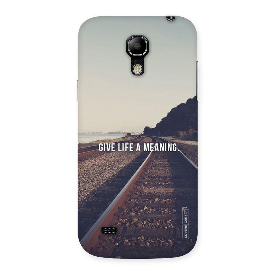 Meaning To Life Back Case for Galaxy S4 Mini