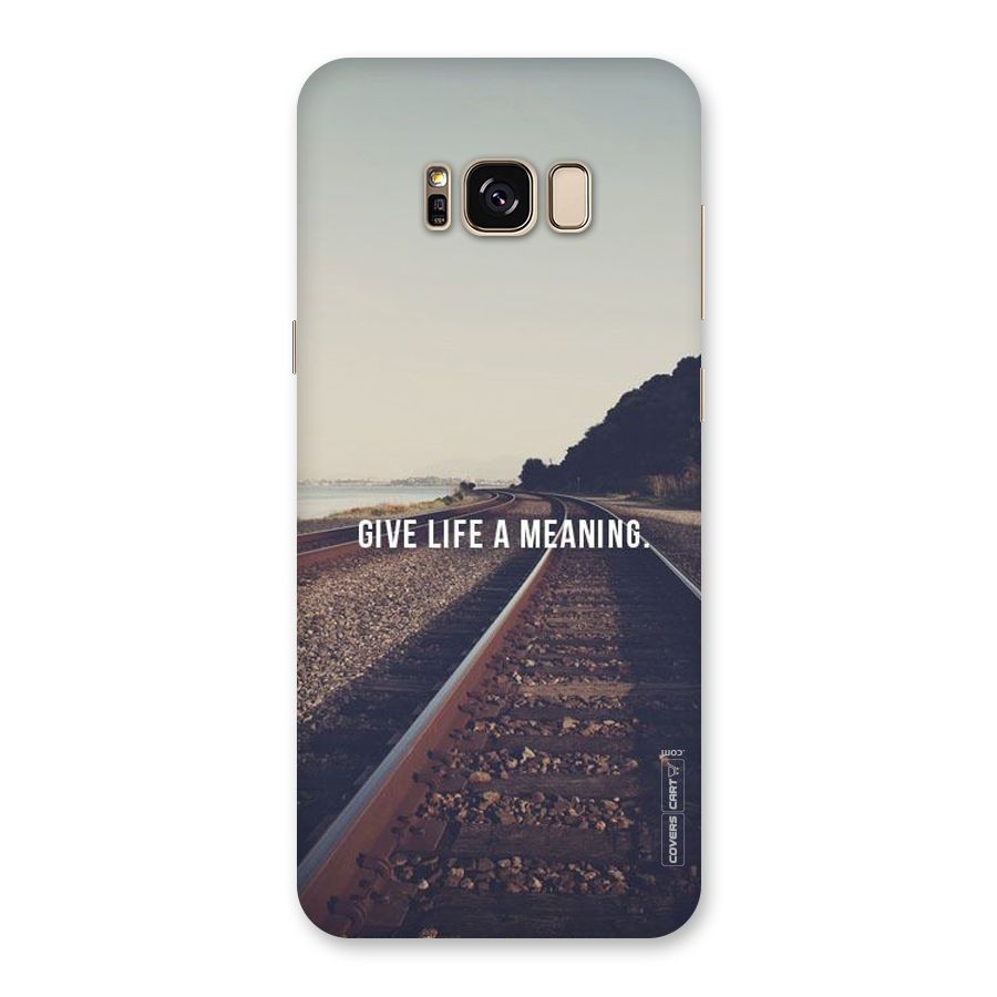 Meaning To Life Back Case for Galaxy S8 Plus