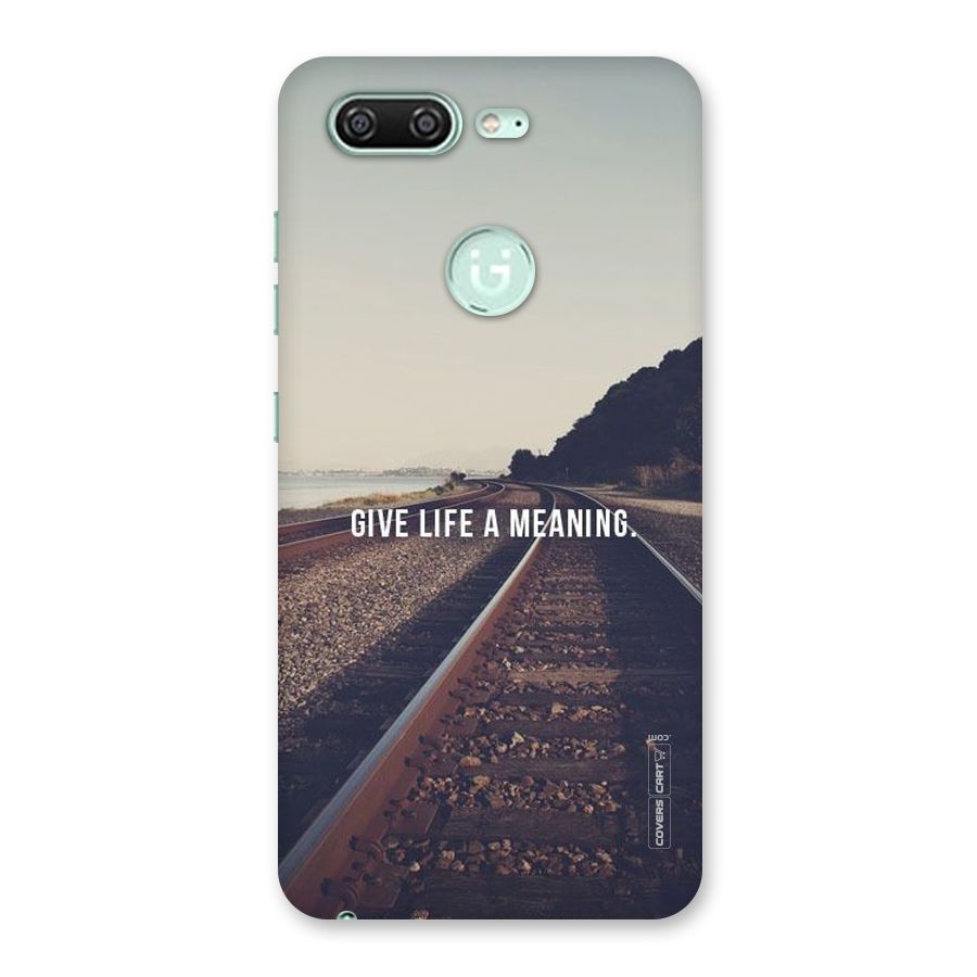Meaning To Life Back Case for Gionee S10