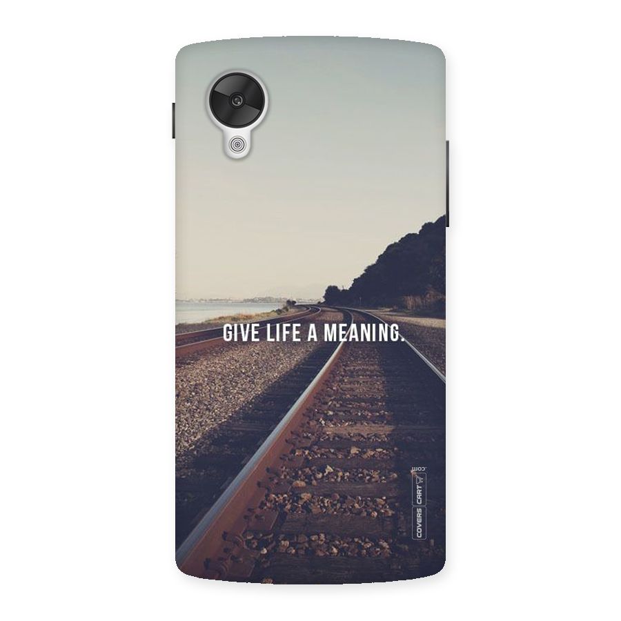 Meaning To Life Back Case for Google Nexsus 5