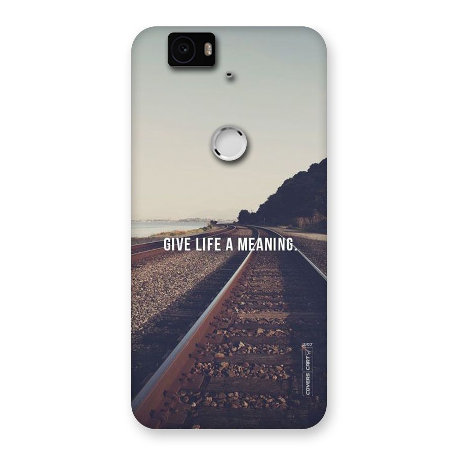 Meaning To Life Back Case for Google Nexus-6P
