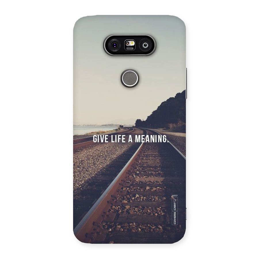 Meaning To Life Back Case for LG G5