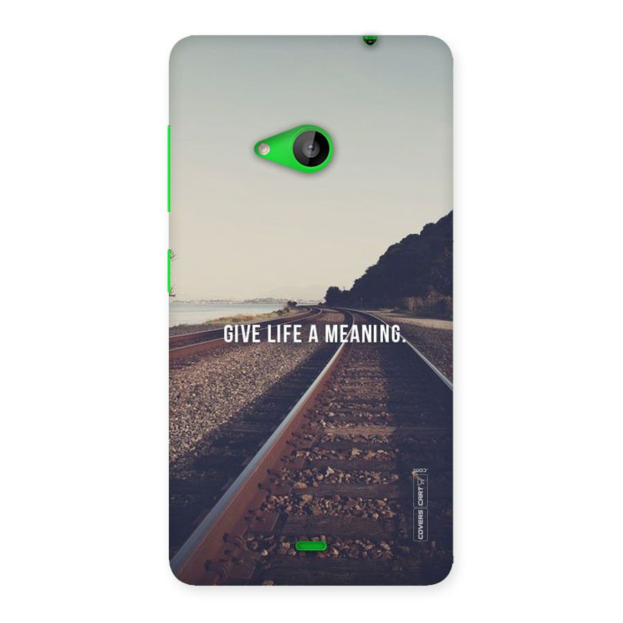 Meaning To Life Back Case for Lumia 535