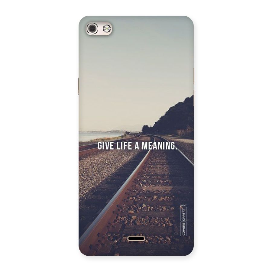 Meaning To Life Back Case for Micromax Canvas Silver 5