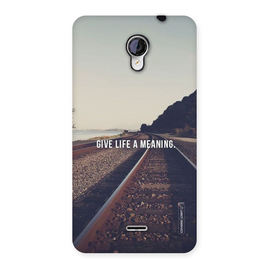 Meaning To Life Back Case for Micromax Unite 2 A106