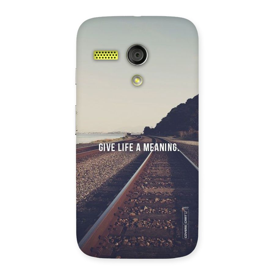 Meaning To Life Back Case for Moto G