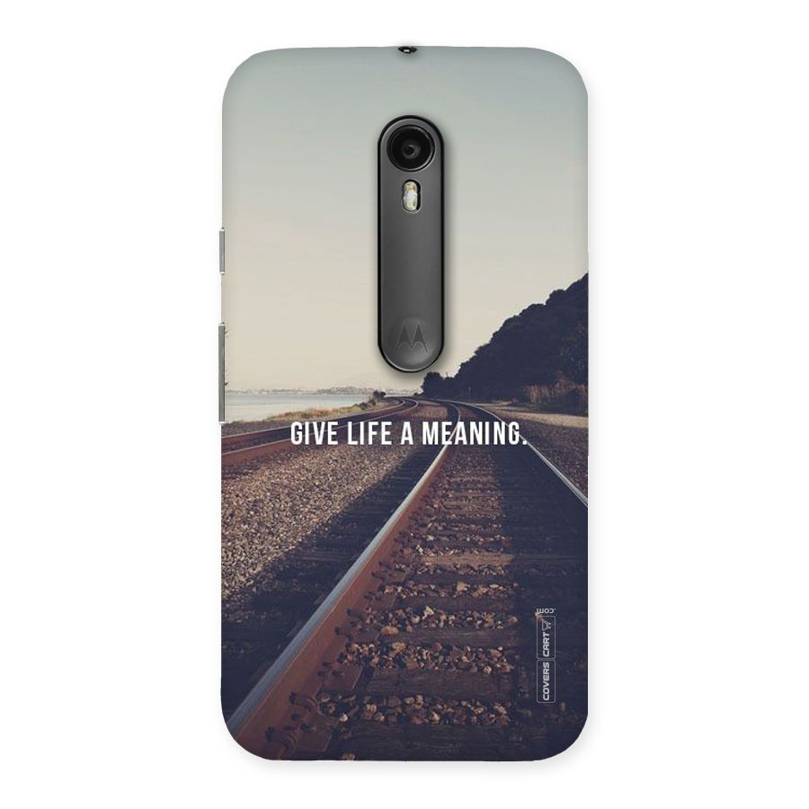 Meaning To Life Back Case for Moto G3
