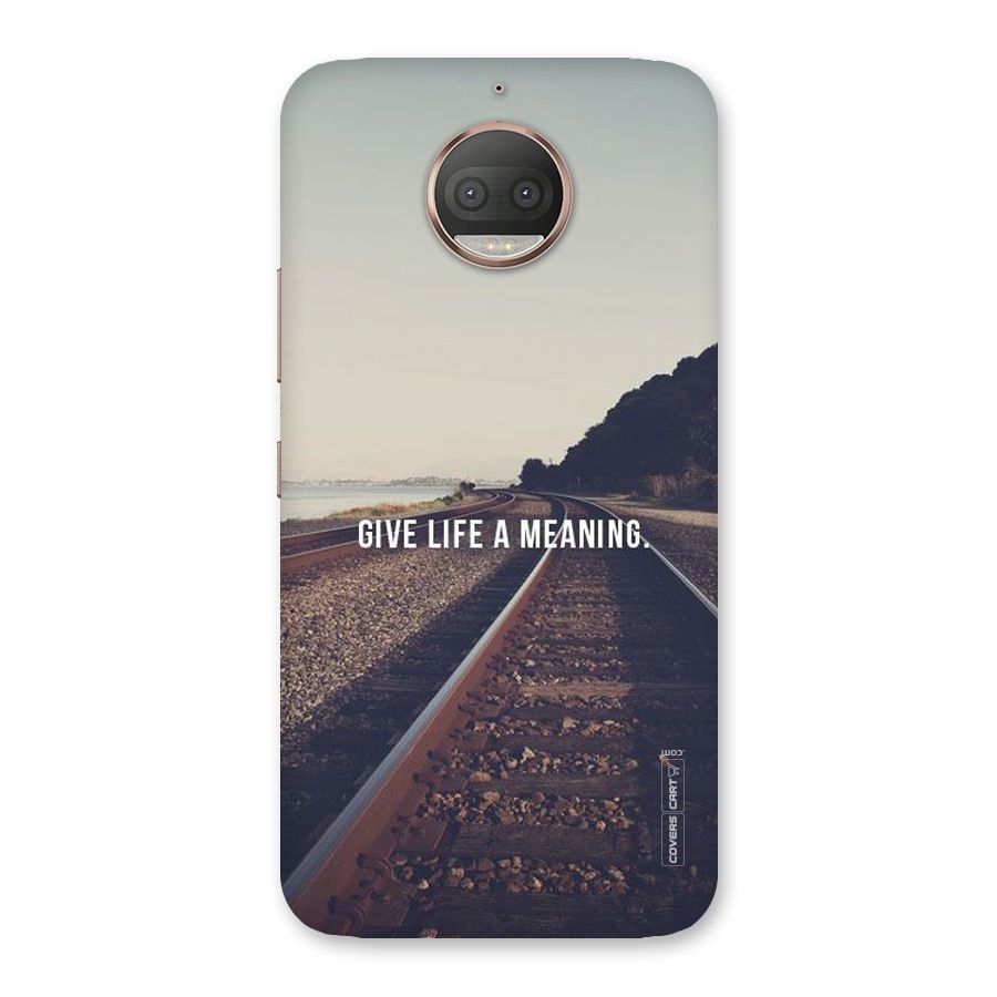 Meaning To Life Back Case for Moto G5s Plus