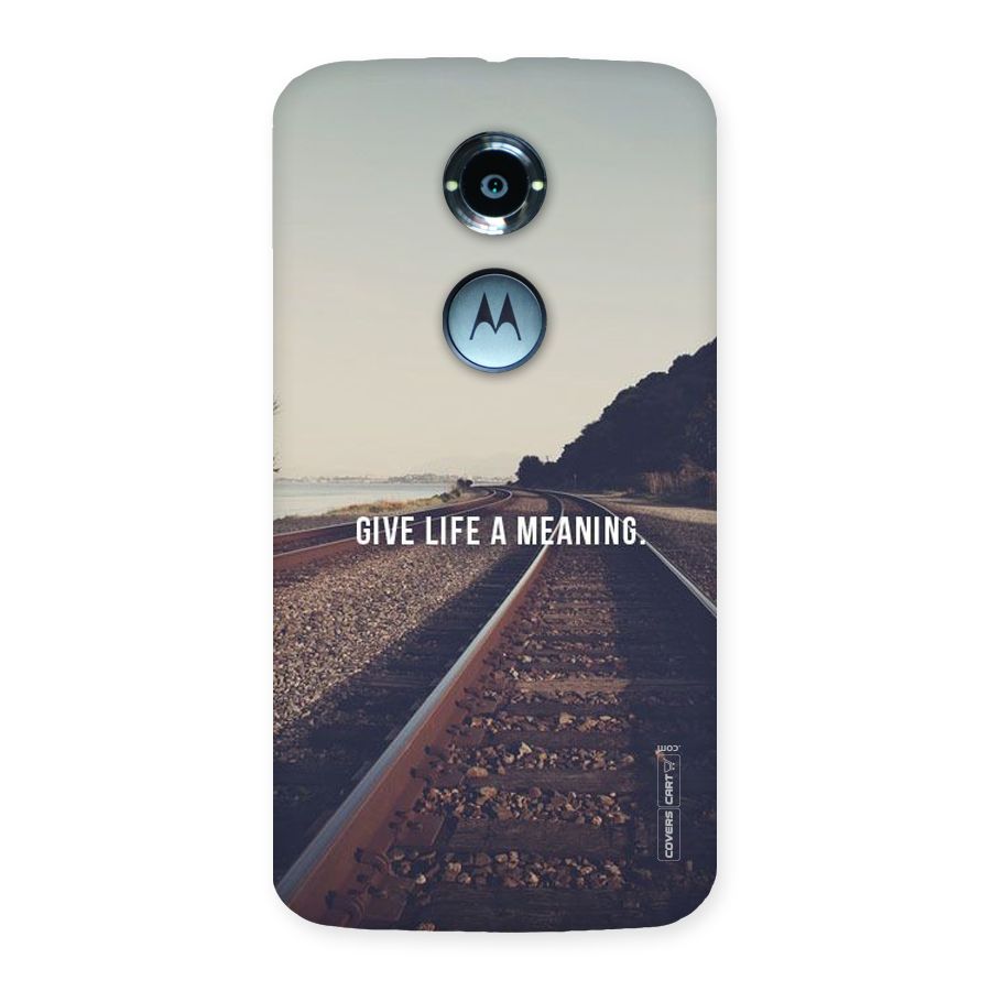 Meaning To Life Back Case for Moto X 2nd Gen