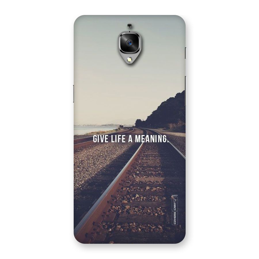 Meaning To Life Back Case for OnePlus 3