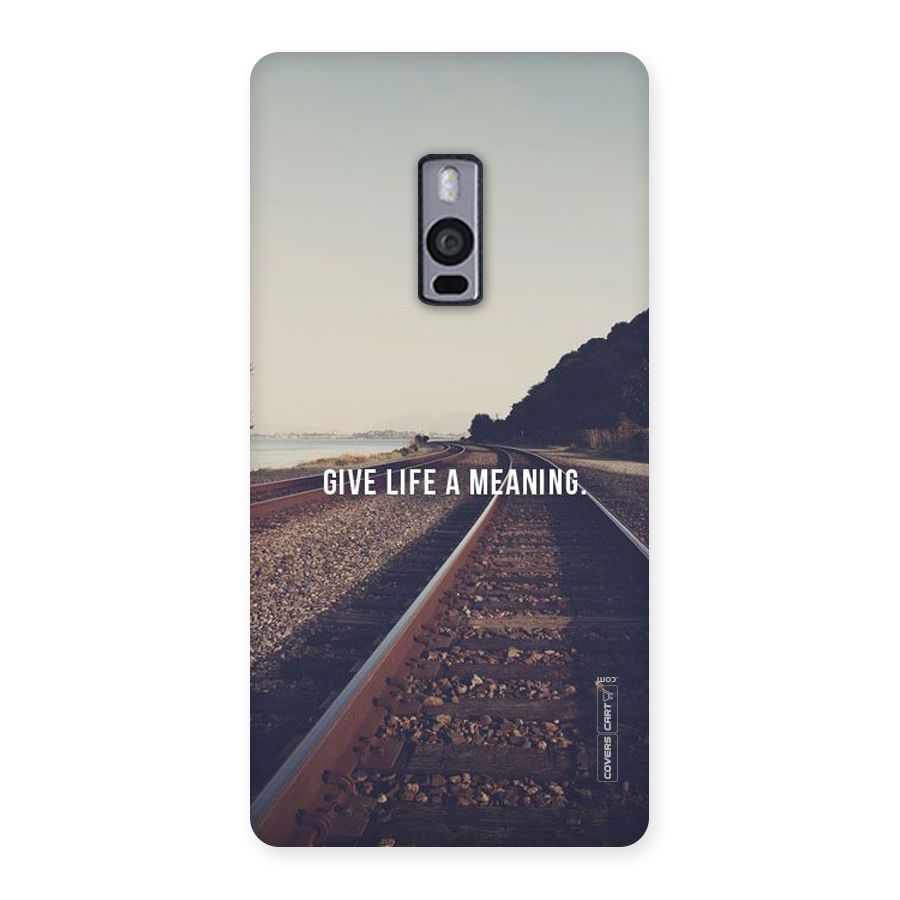Meaning To Life Back Case for OnePlus Two