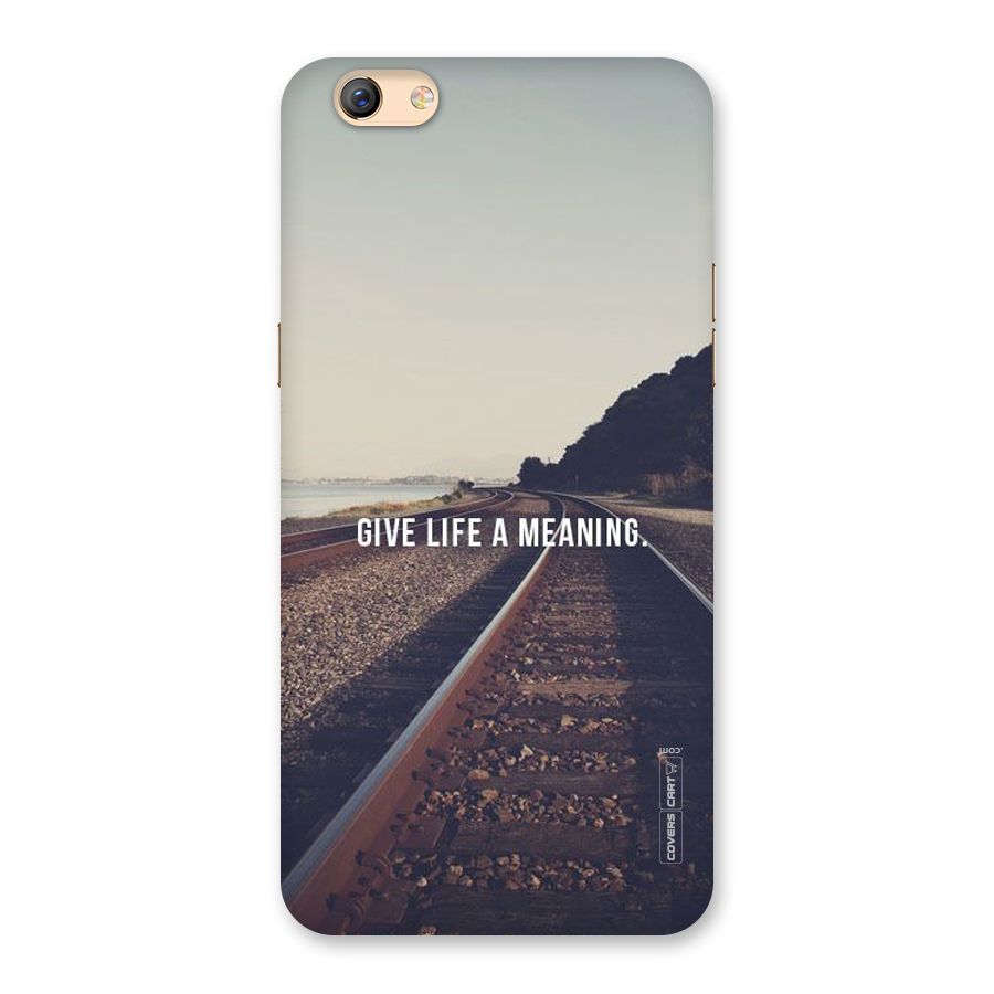Meaning To Life Back Case for Oppo F3 Plus