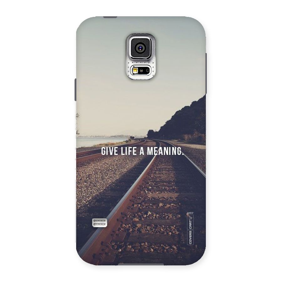 Meaning To Life Back Case for Samsung Galaxy S5