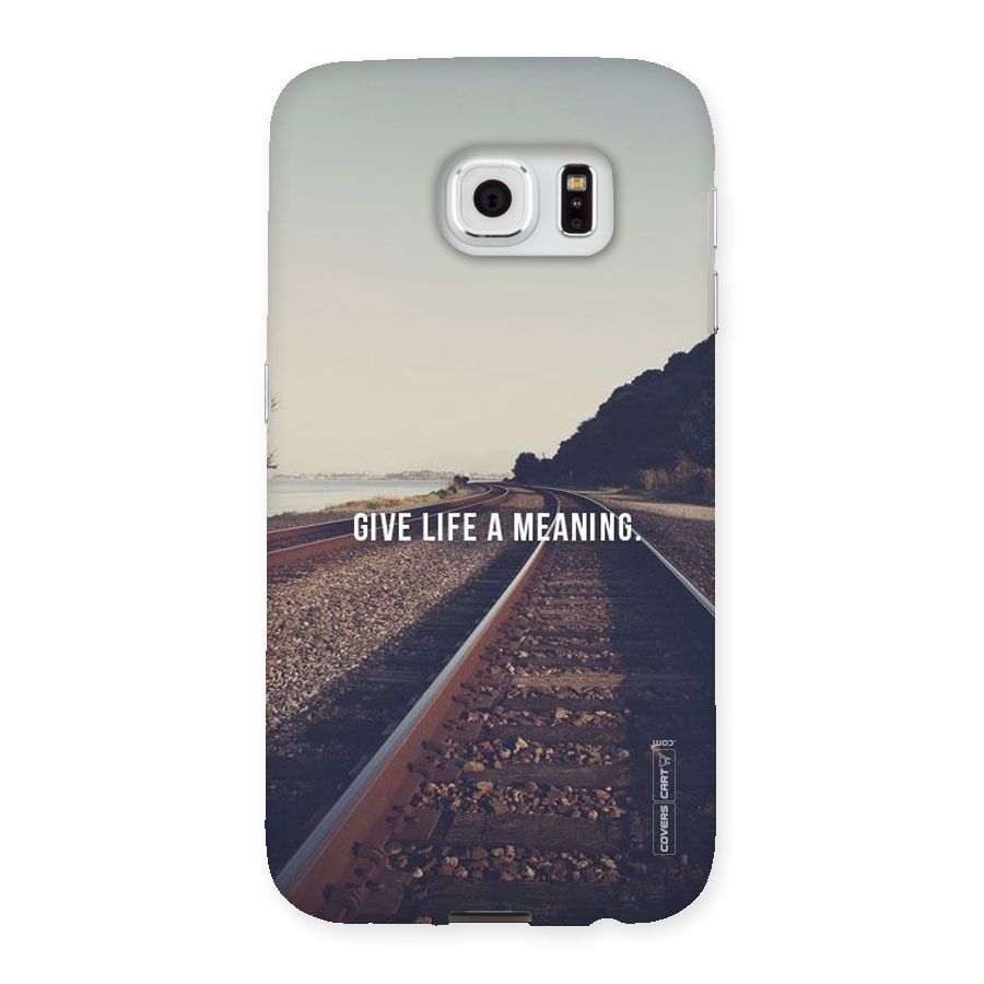 Meaning To Life Back Case for Samsung Galaxy S6