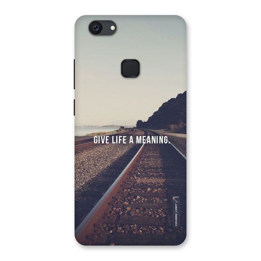Meaning To Life Back Case for Vivo V7 Plus