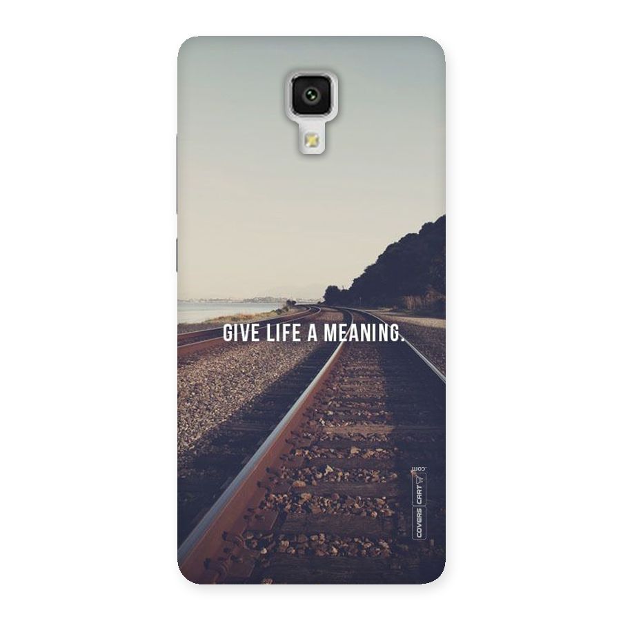 Meaning To Life Back Case for Xiaomi Mi 4