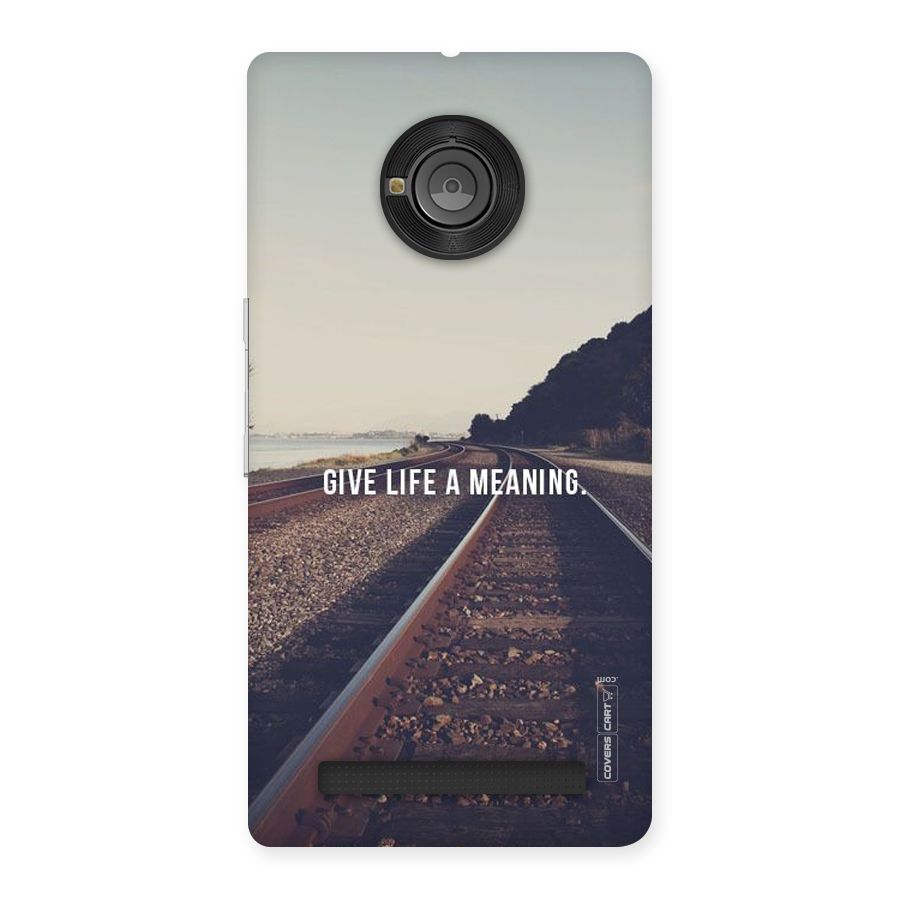 Meaning To Life Back Case for Yu Yuphoria