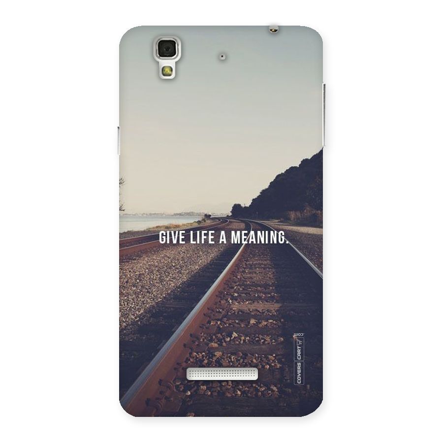 Meaning To Life Back Case for Yu Yureka