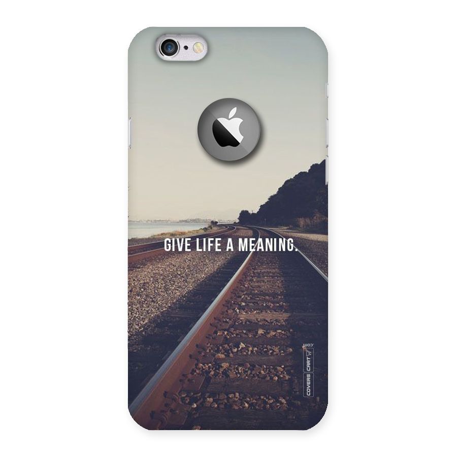 Meaning To Life Back Case for iPhone 6 Logo Cut