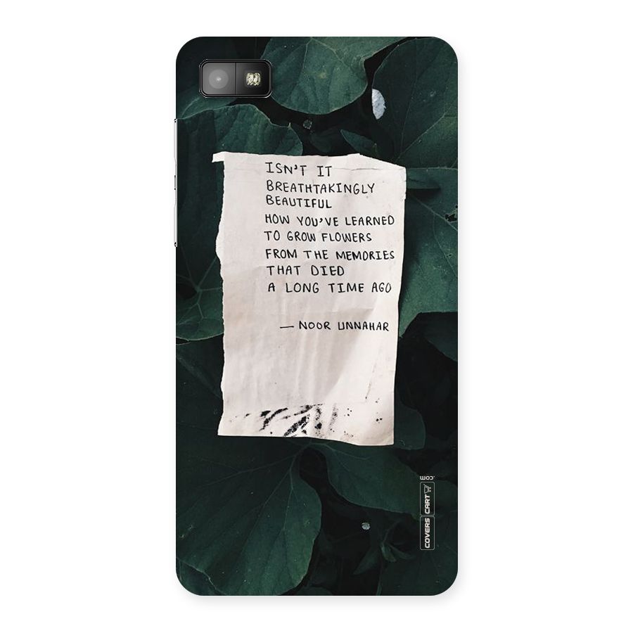 Memories Back Case for Blackberry Z10
