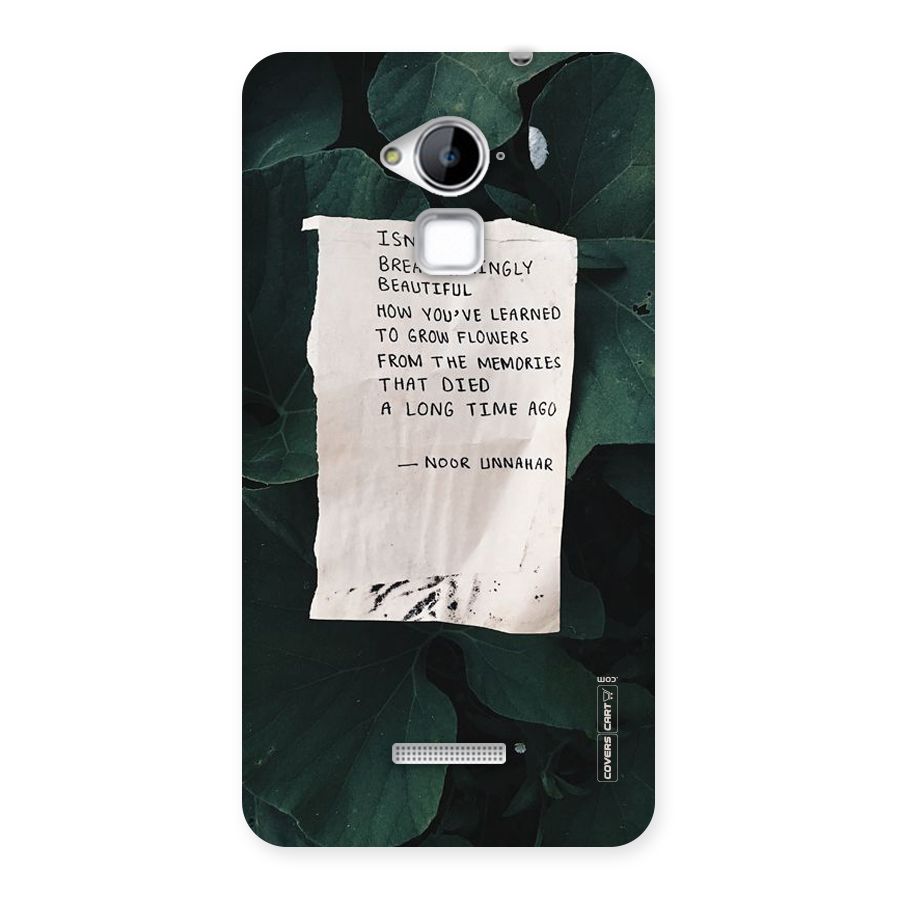 Memories Back Case for Coolpad Note 3