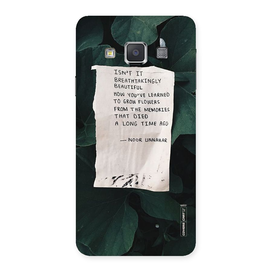 Memories Back Case for Galaxy A3
