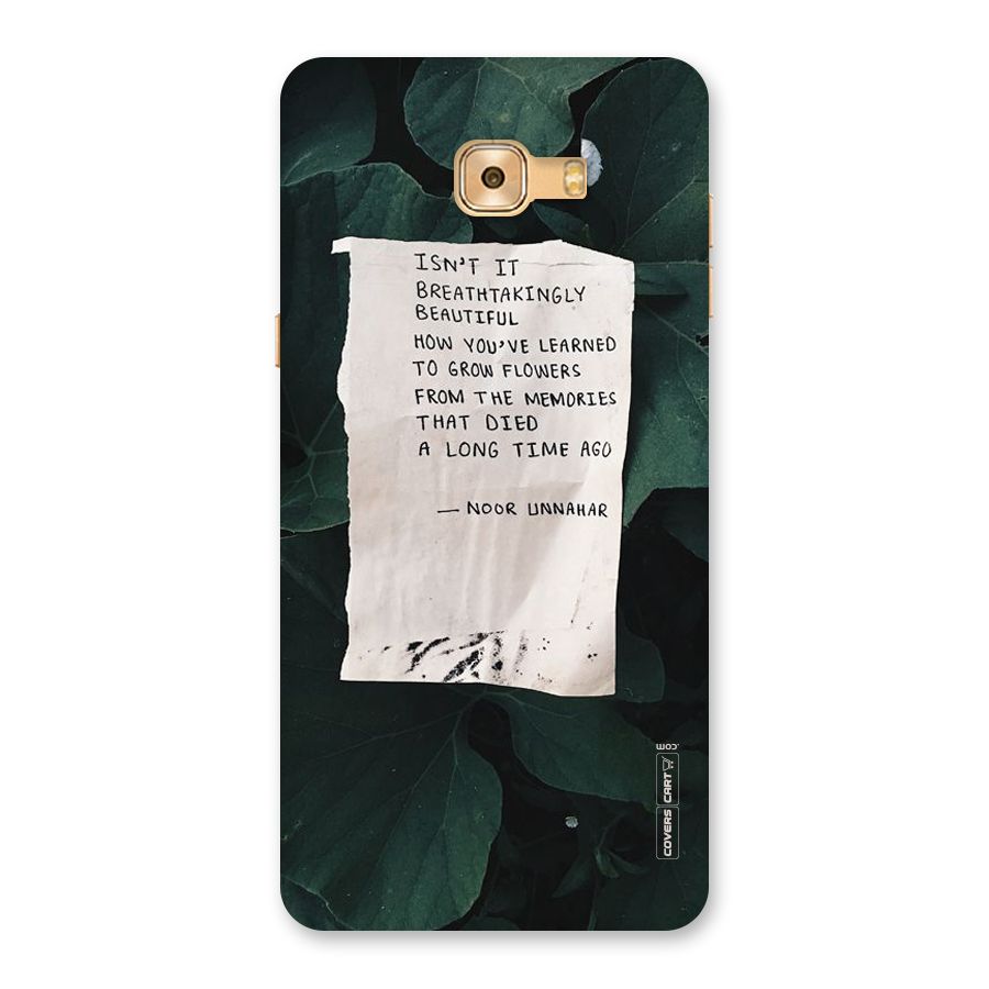 Memories Back Case for Galaxy C9 Pro