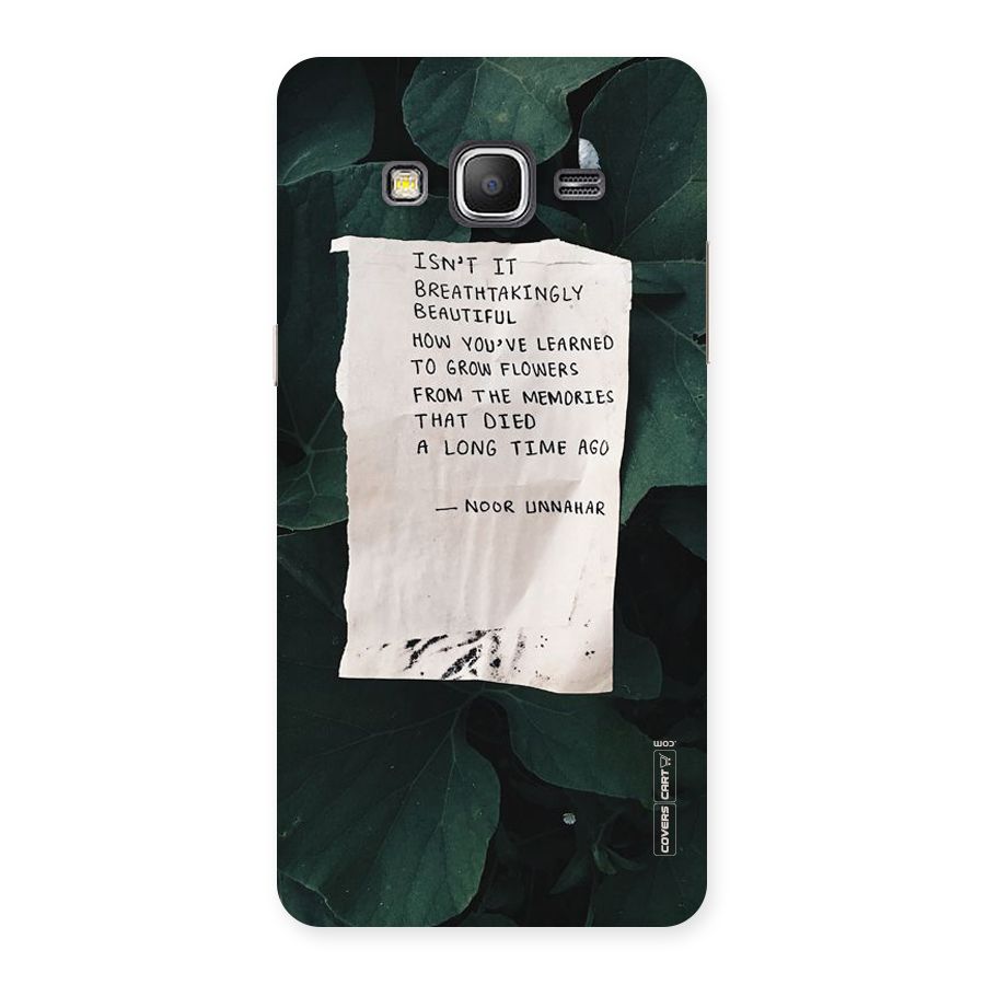 Memories Back Case for Galaxy Grand Prime