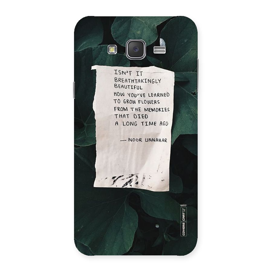 Memories Back Case for Galaxy J7