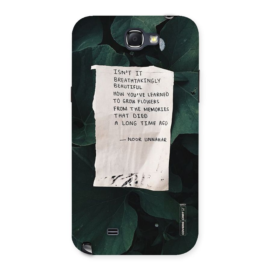 Memories Back Case for Galaxy Note 2