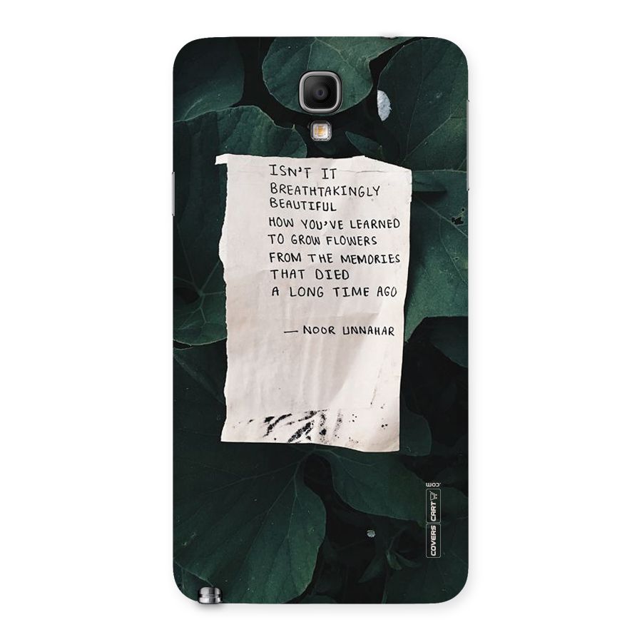 Memories Back Case for Galaxy Note 3 Neo