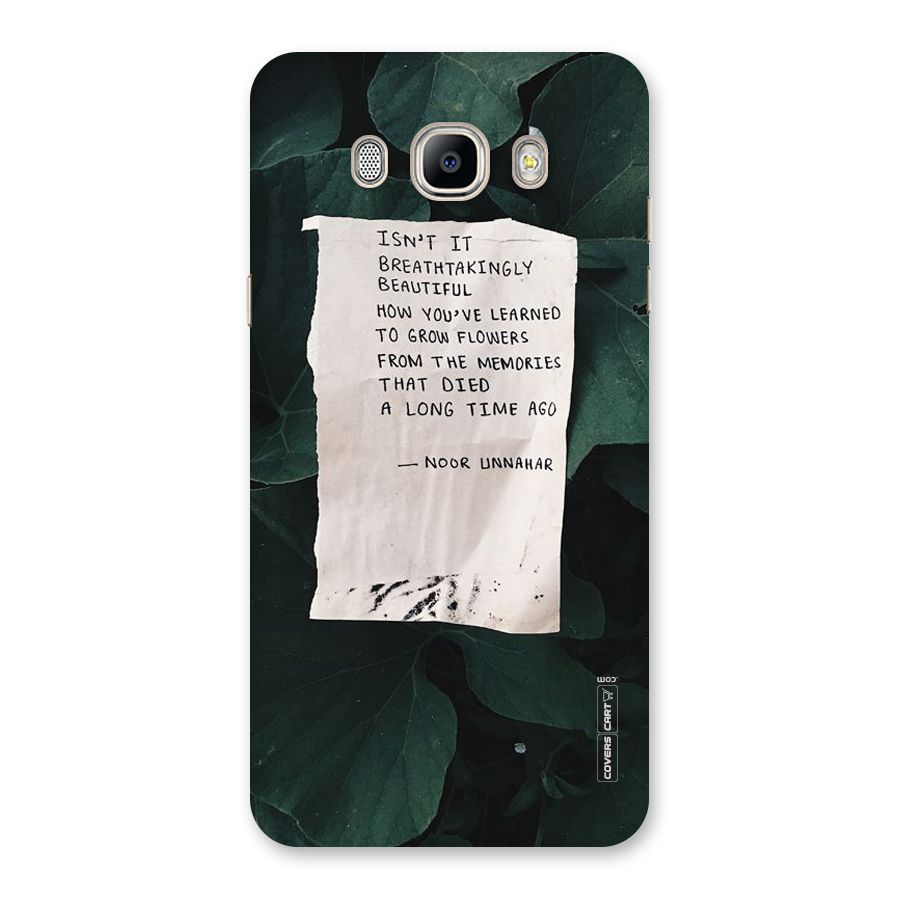 Memories Back Case for Galaxy On8