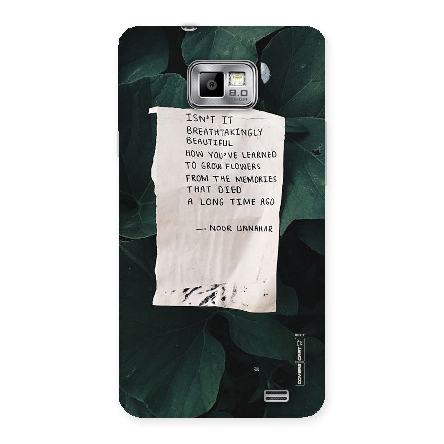 Memories Back Case for Galaxy S2