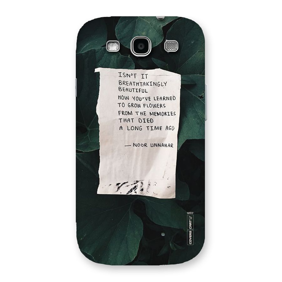 Memories Back Case for Galaxy S3