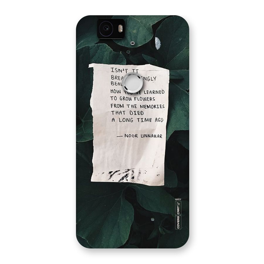 Memories Back Case for Google Nexus-6P