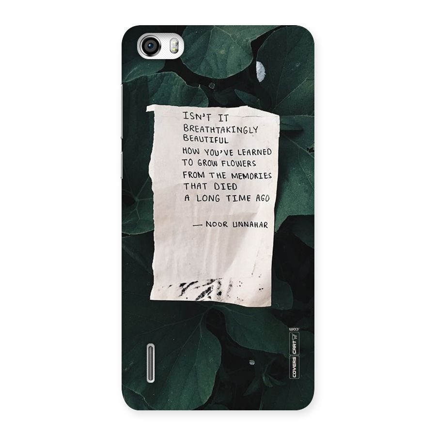 Memories Back Case for Honor 6
