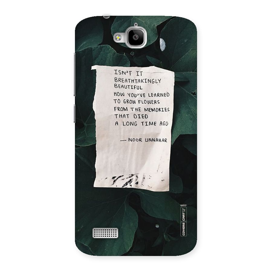 Memories Back Case for Honor Holly