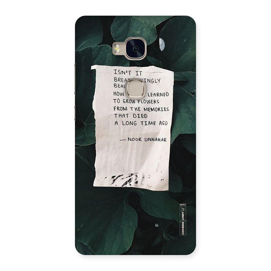 Memories Back Case for Huawei Honor 5X