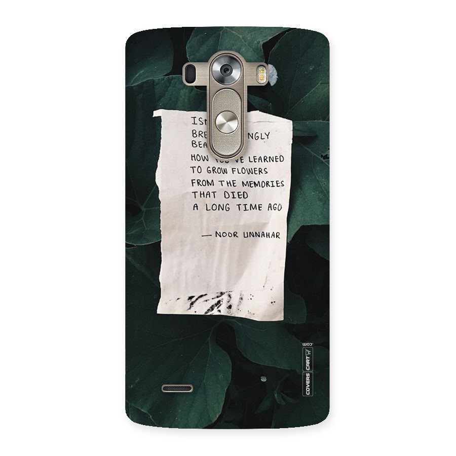 Memories Back Case for LG G3