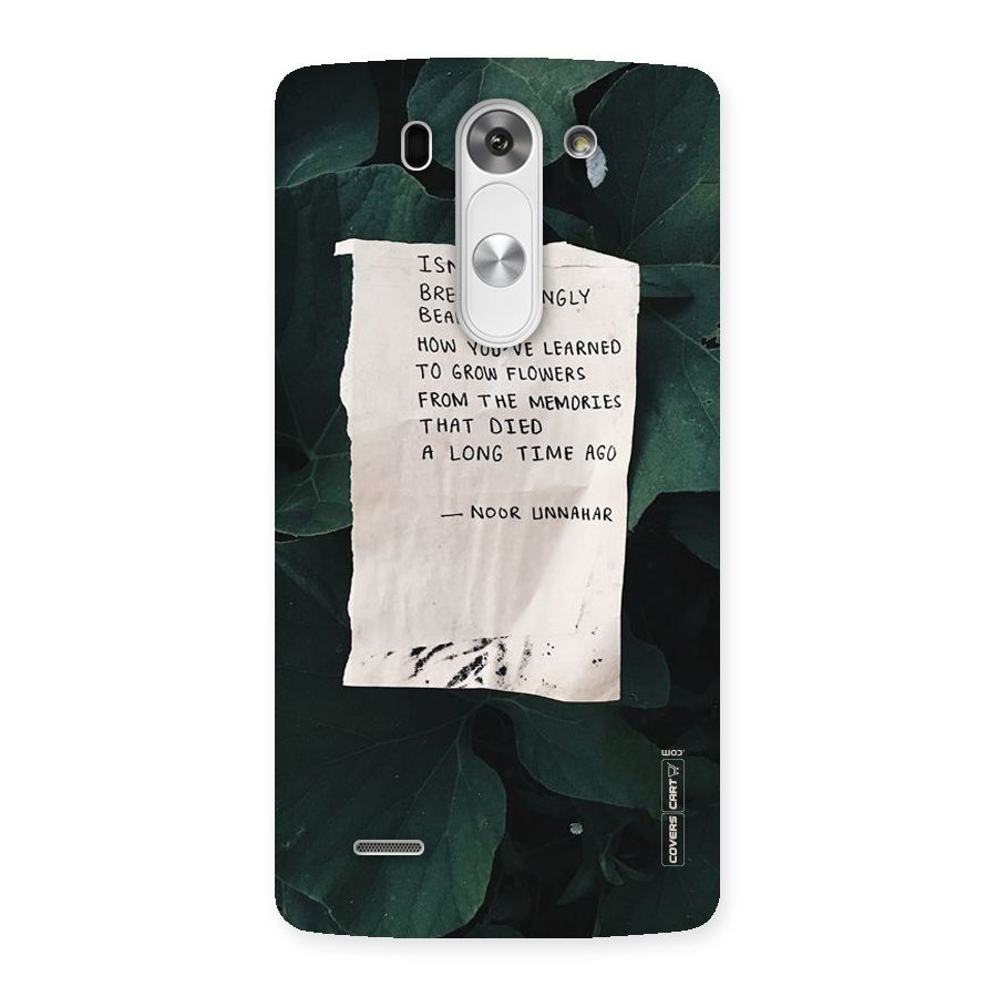 Memories Back Case for LG G3 Mini