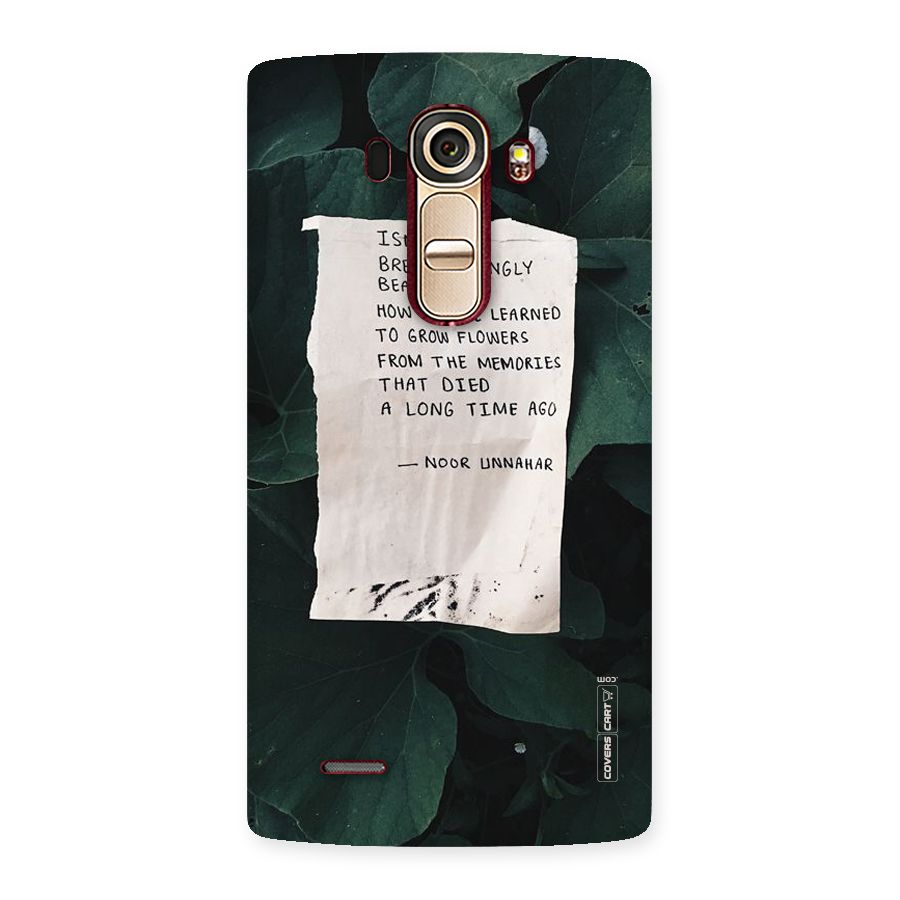 Memories Back Case for LG G4