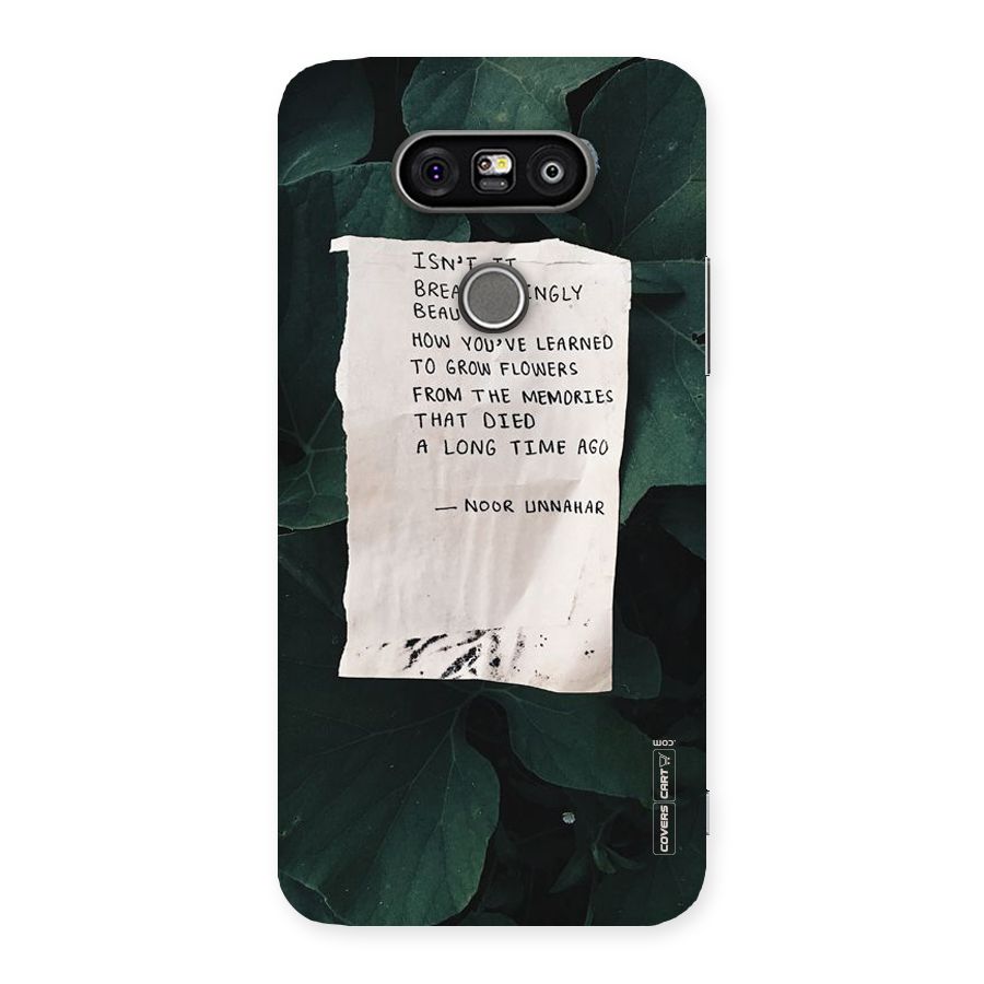 Memories Back Case for LG G5