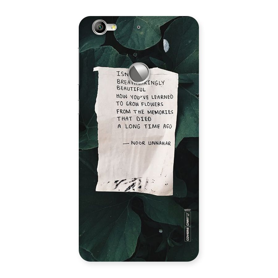 Memories Back Case for LeTV Le 1s