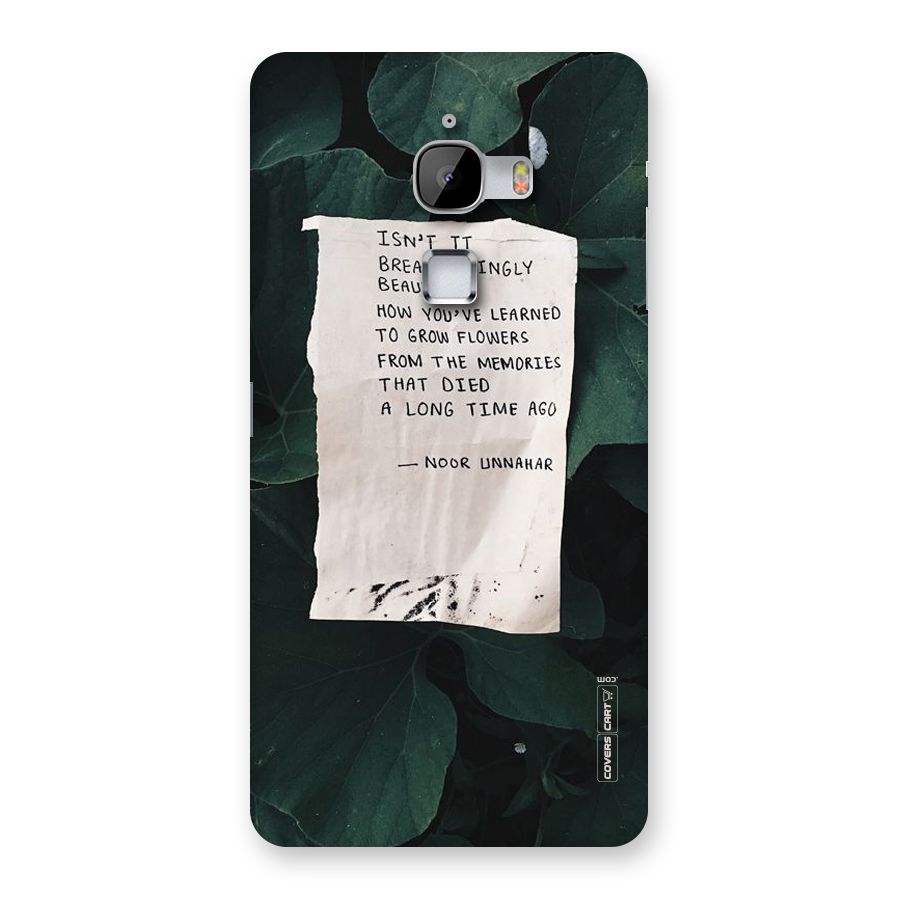 Memories Back Case for LeTv Le Max