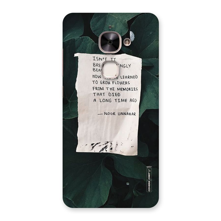 Memories Back Case for Le 2