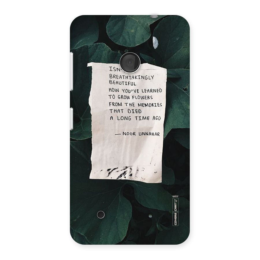 Memories Back Case for Lumia 530