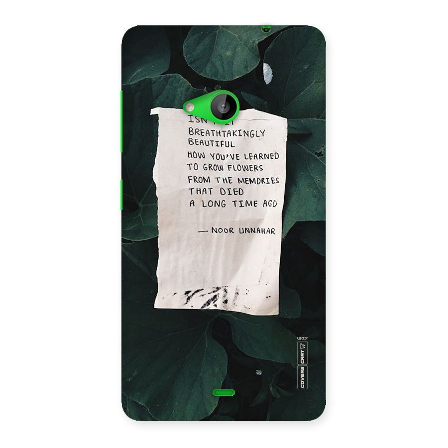 Memories Back Case for Lumia 535