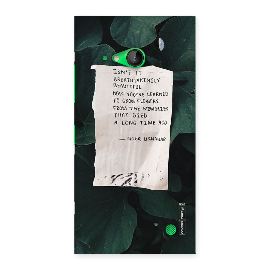 Memories Back Case for Lumia 730