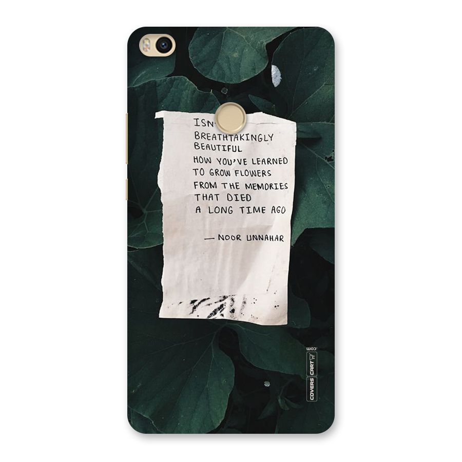 Memories Back Case for Mi Max 2