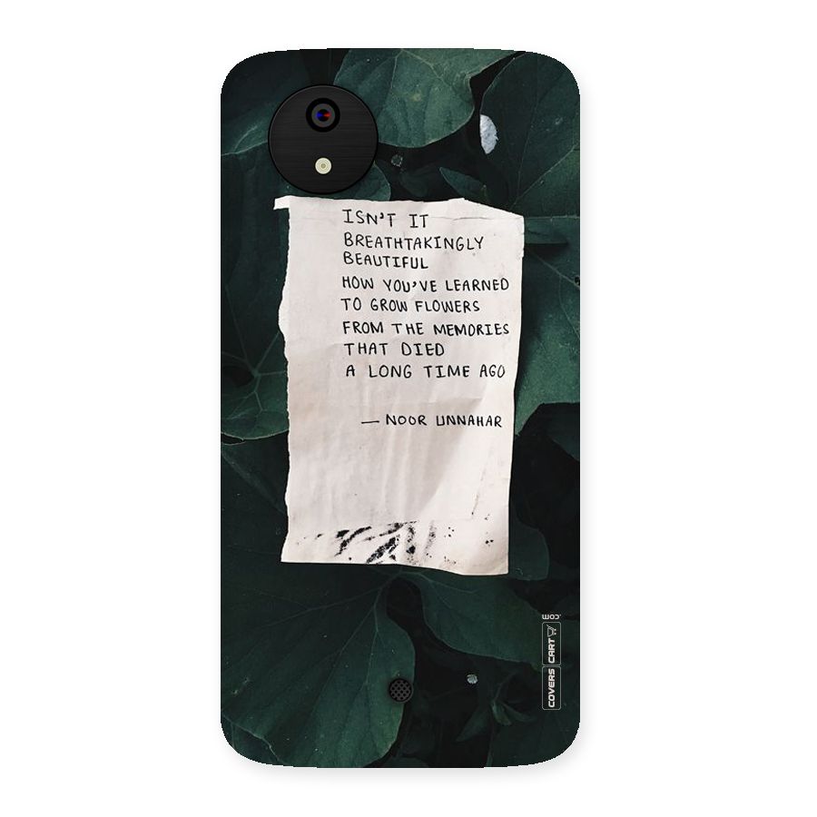 Memories Back Case for Micromax Canvas A1